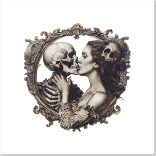 Kiss of Death Vintage Frame Posters and Art